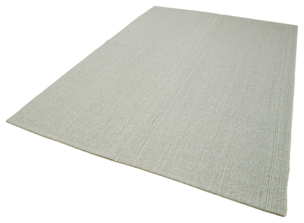 Rug N Carpet - Hand-knotted Turkish 6' 8'' x 9' 9'' Flatweave Wool Kilim Rug