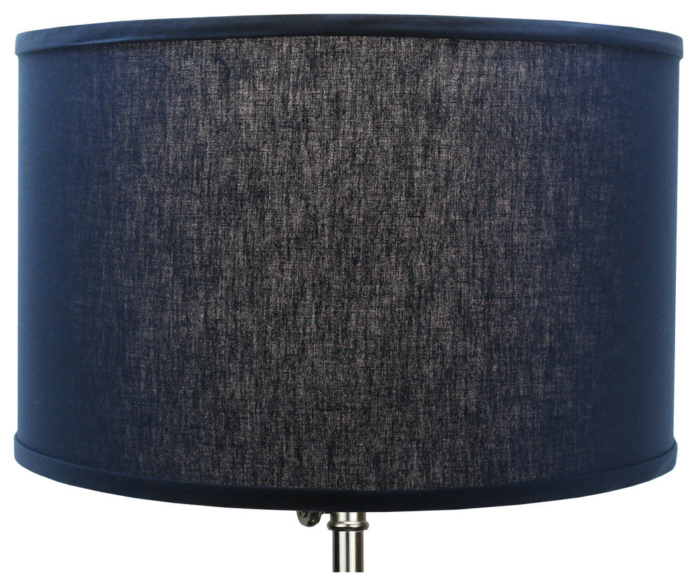 Fenchel Shades, 16"x16"x10" Spider Attachment Drum Lamp Shade, Linen
