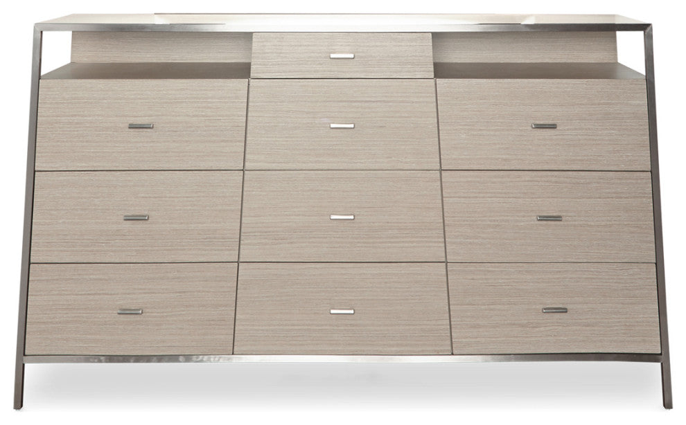 Aico Amini Silverlake Village Dresser in Washed Oak