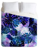 Deny Designs Schatzi Brown Motuu Tropical Blue Duvet Cover Set