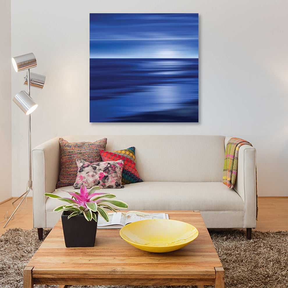 "Midnight Blue" by Carly Anderson, Canvas Print, 37"x37"