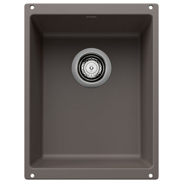 Blanco 513422 Precis 13-3/4" Undermount Single Basin SILGRANIT - Volcano Gray