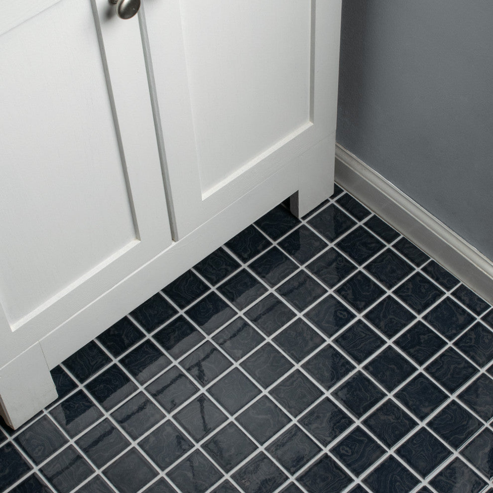 Resort Storm Black Porcelain Floor and Wall Tile