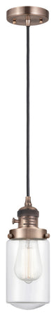 Innovations 201CSW-AC-G312-LED 1 Light Pendant, Switch, Antique Copper