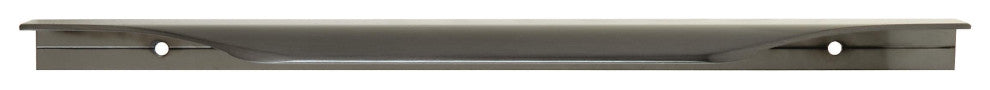 Amerock Aloft Cabinet Edge Pull, Black Chrome, 8-9/16" Center-to-Center