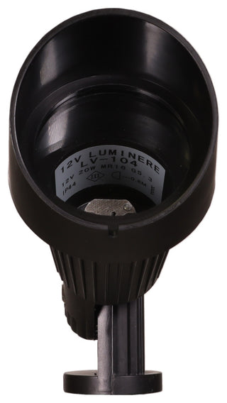 6W LED Low Voltage Black Outdoor Directional Fiberglass Bullet- BPL104