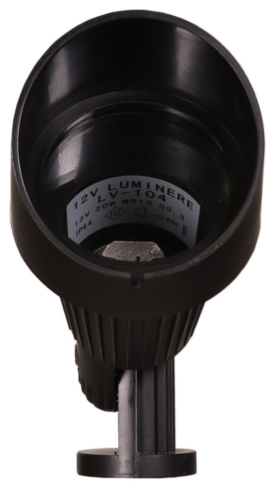 6W LED Low Voltage Black Outdoor Directional Fiberglass Bullet- BPL104