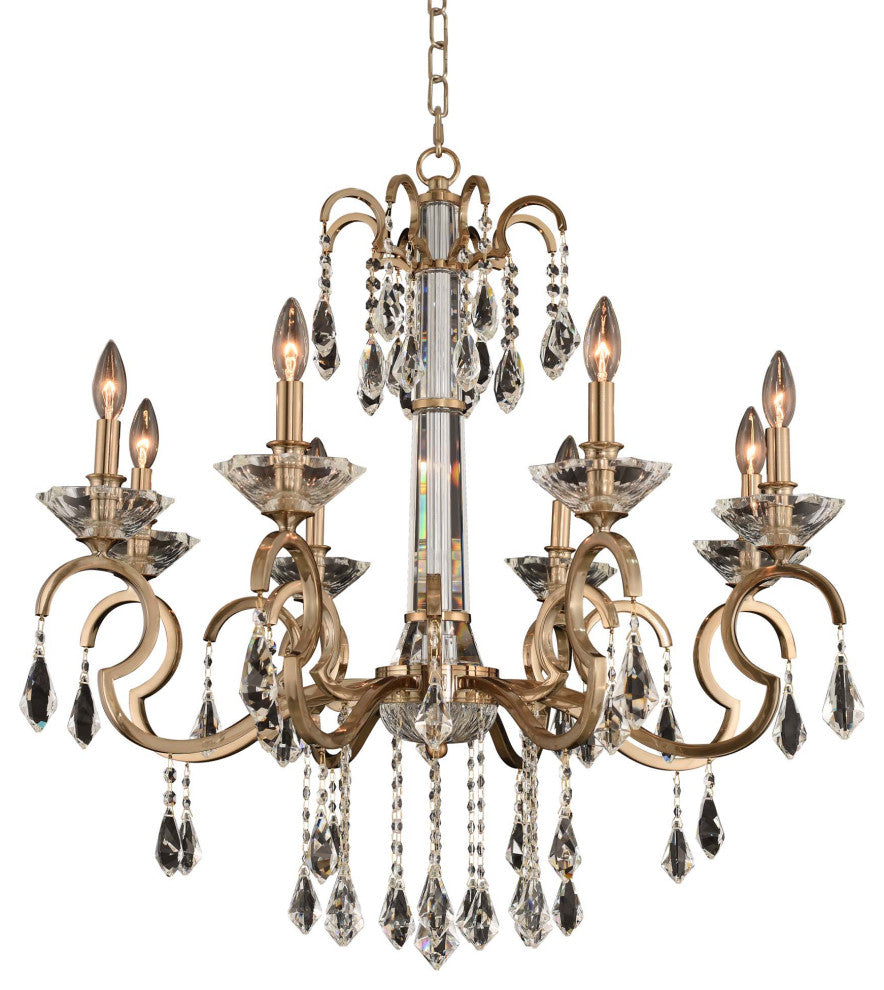 Valencia 32x32" 8-Light Modern Classic Chandelier by Allegri