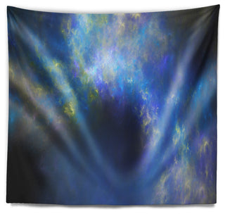 Perfect Whirlwind Starry Sky Abstract Wall Tapestry, 39"x32"