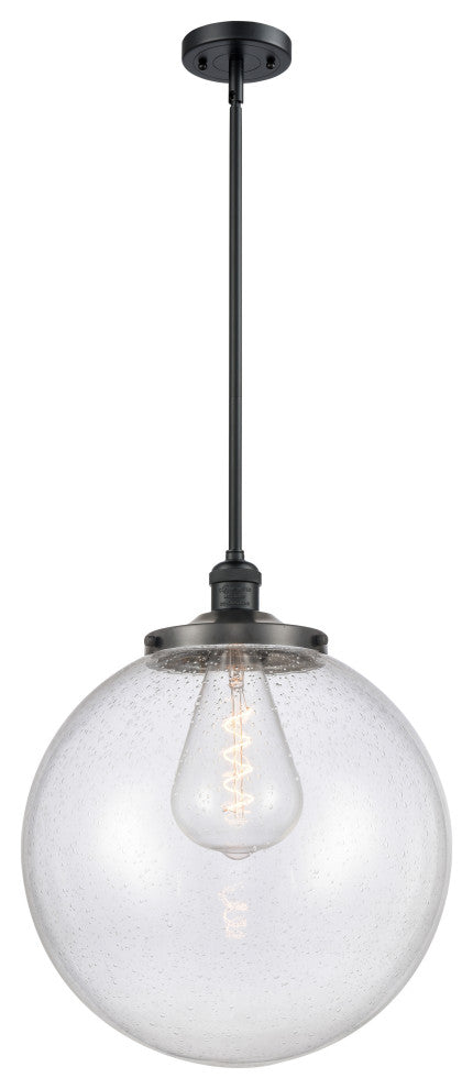 Beacon Pendant, Matte Black, Seedy