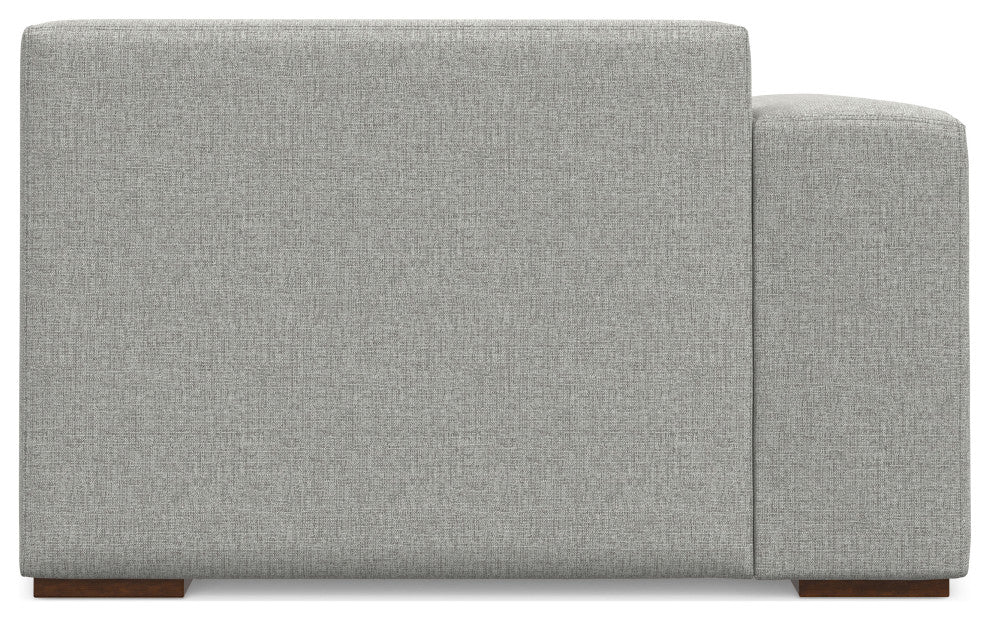 Rex Left Chaise Sofa Module in Tightly Woven Performance Fabric