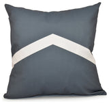 Geometric Decorative Pillow, Steel, 26"x26"