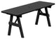 Pressure Treated Pine Traditional Picnic Table, Charcoal Stain, 8 Foot, With Umbrella Hole