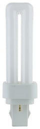 Sunlite 13 Watt Pld 2 Pin Double U Shaped Twin Tube, Gx23 2 Base, Warm White