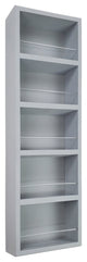 Citrus Primed Gray On the Wall Spice Rack 35"h x 14"w x 4.5"d
