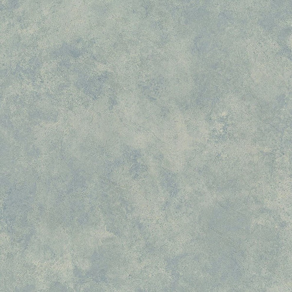 Silk Impressions 2, Contemporary Floral Light Blue Wallpaper Roll
