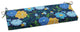 Spring Bling Blue Bench Cushion