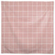 Linen With Plaid Pink 2 58x58 Tablecloth