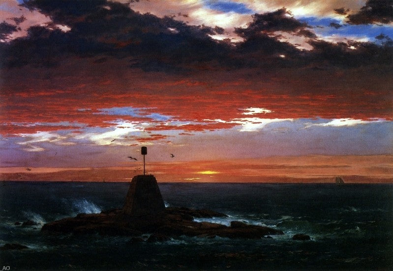 Frederic Edwin Church Beacon off Mount Desert Island Wall Decal