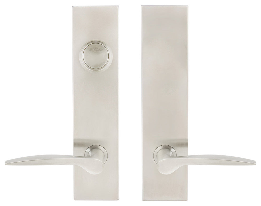 Toronto Lever, Tubular Dummy Entry, Dummy Cylinder, LH, Satin Stainless Steel