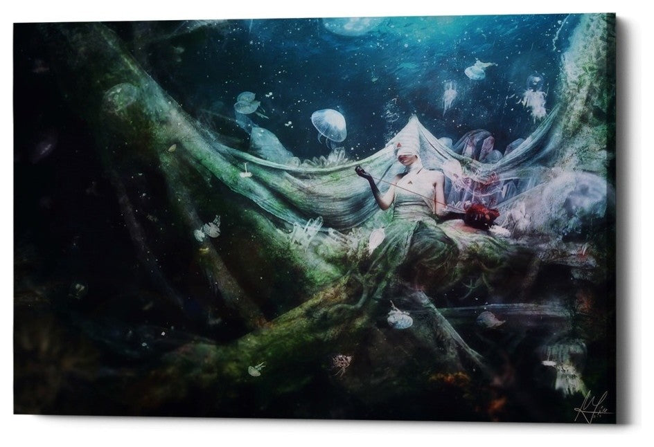 Cortesi Home "Unravel" by Mario Sanchez Nevado, Giclee Canvas Wall Art, 18"x26"
