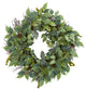 23" Mix Royal Ruscus, Fittonia and Berries Artificial Wreath