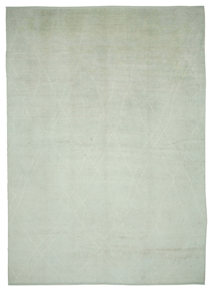 Rug N Carpet - Handmade Decorative 9' 10'' x 14' 0'' Moroccan Area Rug