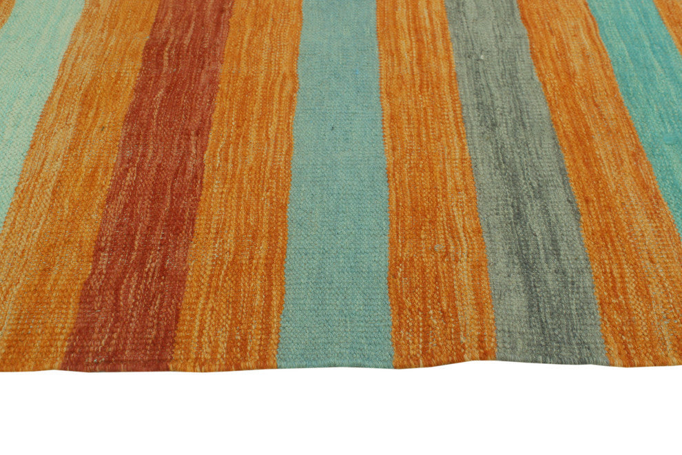 Winchester Kilim Berna Orange/Ivory Rug, 6'7x9'10