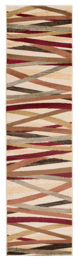 Surya Riley RLY-5058 9'10"x12'10" Rug, Burgundy/Brown/Gray/Wheat/Camel/Olive