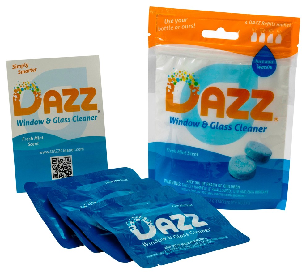 DAZZ Window and Glass Cleaner, Refill Pack