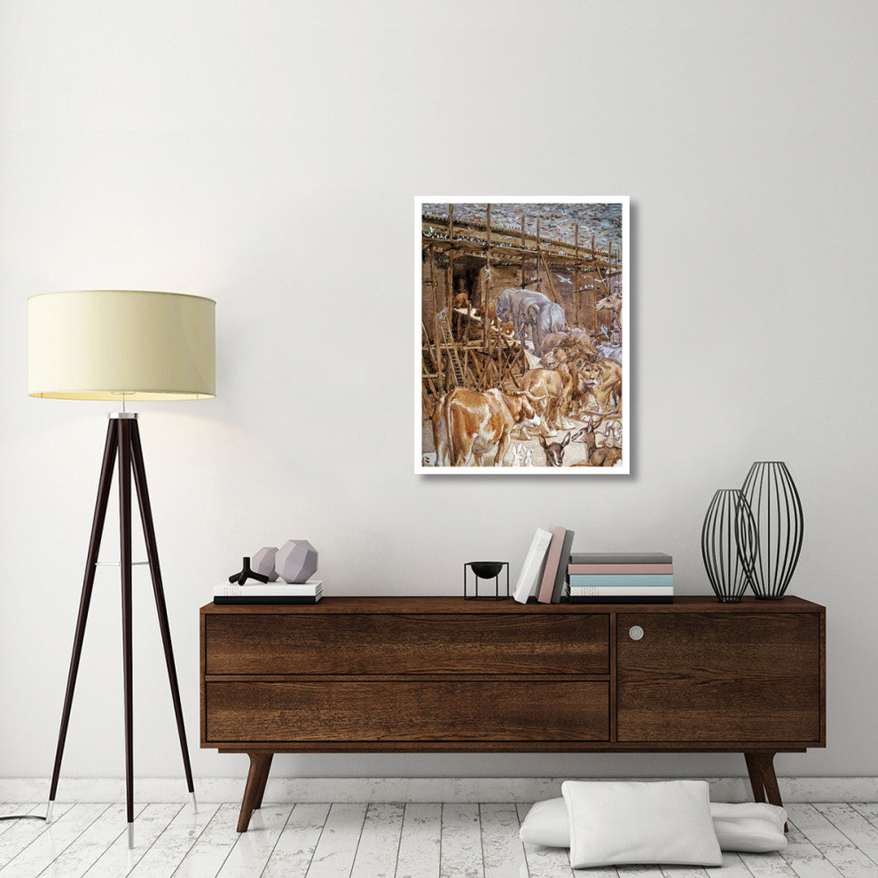 "The Animals Enter the Ark" Digital Paper Print by James Tissot, 29"x38"
