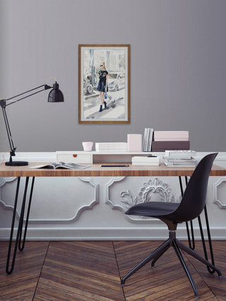 "All Blue" Framed Painting Print, 20"x30"