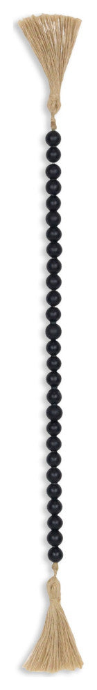 Akaida Dark Blue Wooden Bead Tassel Decor