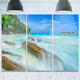 "Tachai Island in Thailand Landscape" Photo Metal Wall Art, 3 Panels, 36"x28"