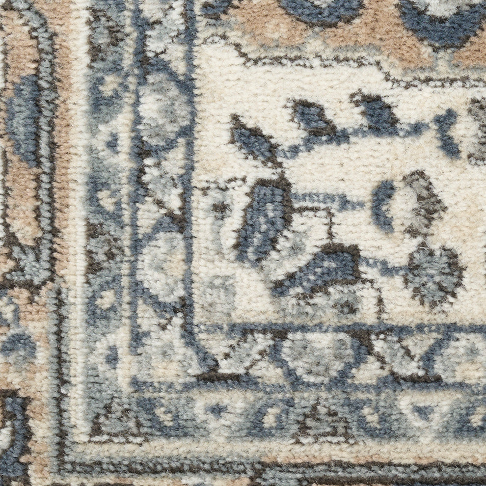 Nourison Quarry 2'2" x 3'9" Ivory Taupe Vintage Indoor Rug