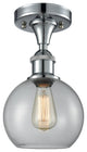 Innovations Lighting 516-1C-PC-G122-8 Athens 1 Light 8" Semi-Flush Mount