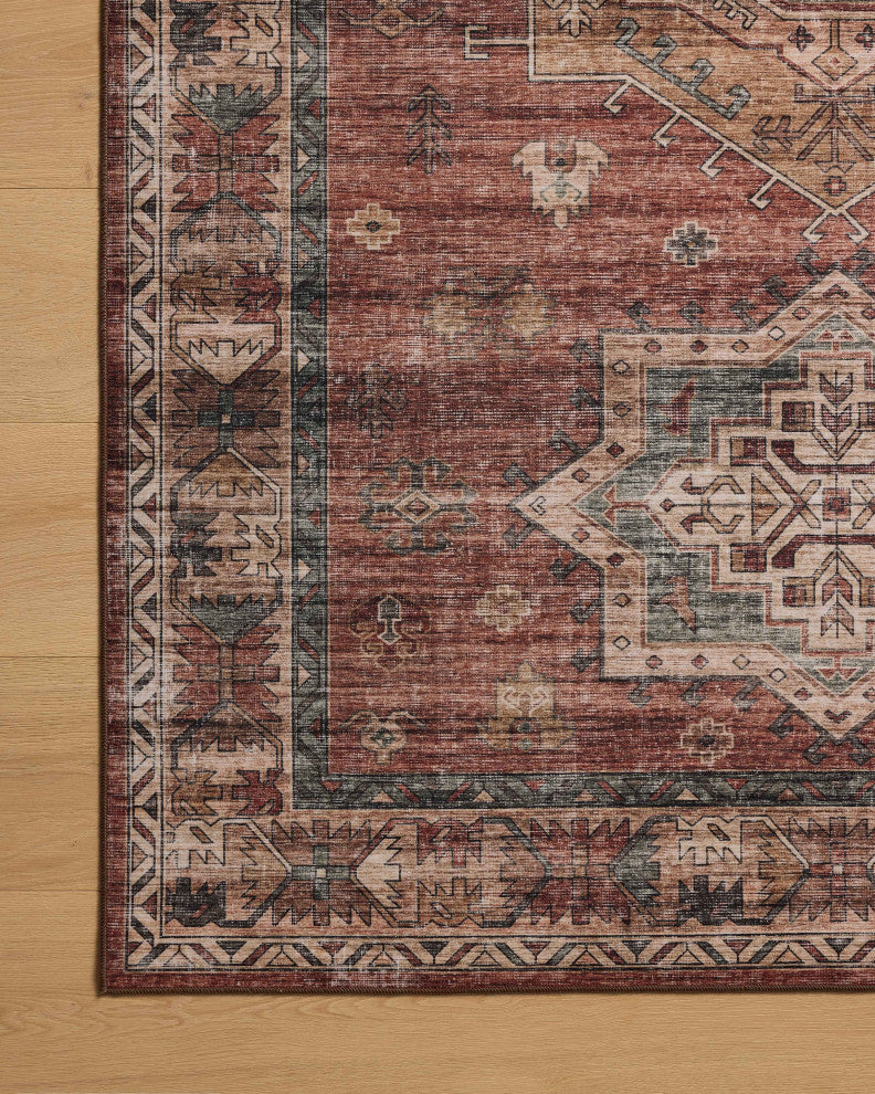 Loloi Washable Anniston Spice/Multi Rug, 2'x5'