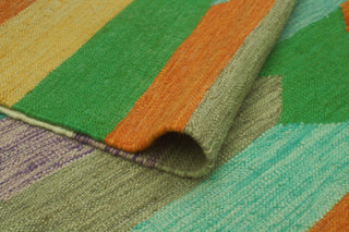 Winchester Kilim Jess Rust/Green Rug, 5'0x6'7