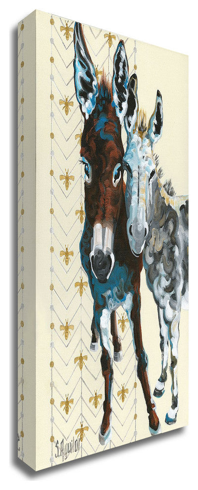 Lean In by Stephanie Aguilar, Print on Canvas, 16"x24"