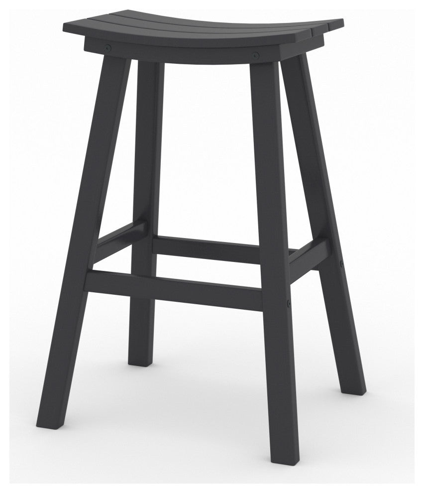 LuXeo Bailey-Cabo Round Counter 3-Piece Set, Gray