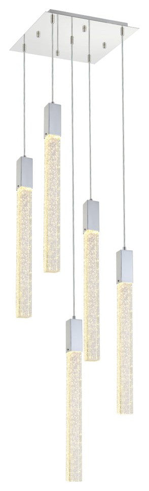 Wade 5-Light Pendant, Chrome