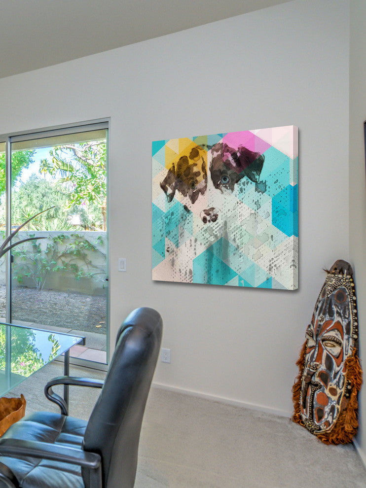 "Little Dog" Painting Print on Canvas by Irena Orlov
