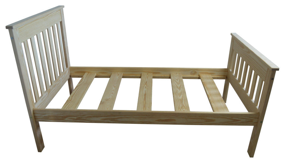 Harmony Bed, Unfinished, Twin
