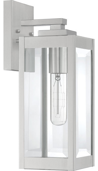 Quoizel WVR8405 Westover 14" Tall Outdoor Wall Sconce - Stainless Steel