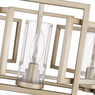 Marco 4 Light Pendant, Convertible, White Gold