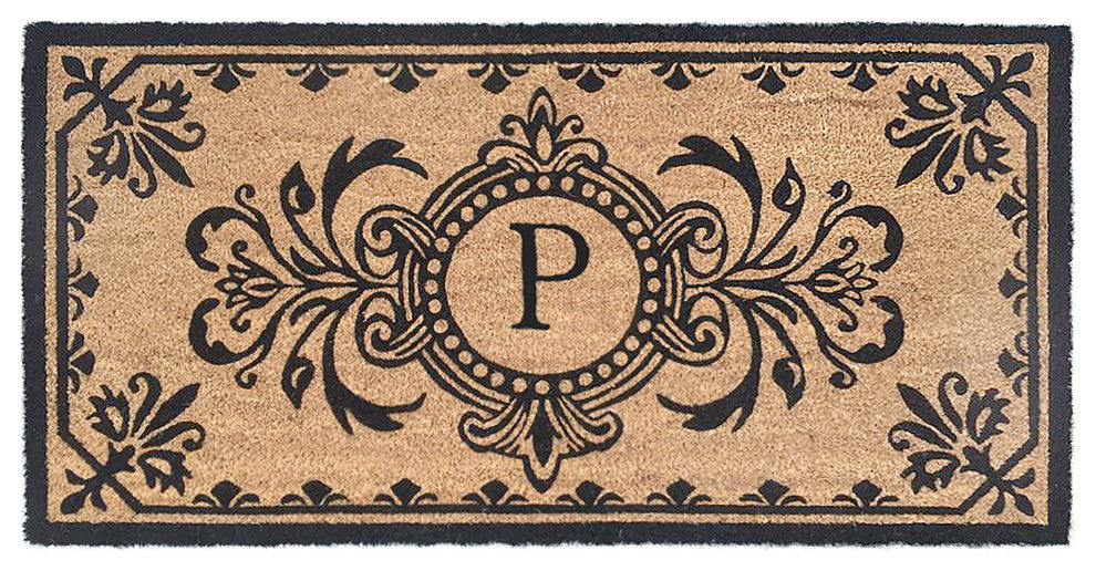 Dwell Vine Outdoor Mat Black P 1'8"x3'4"