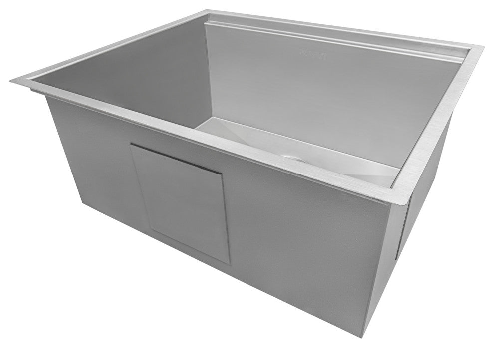 Ruvati RVH8316 13" Workstation Bar Prep Sink Undermount Stainless  Single Bowl