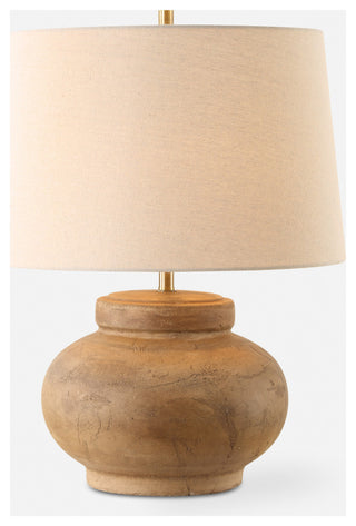 Uttermost 30346-1 Urbino 23" Tall Buffet Table Lamp - Aged Terracotta