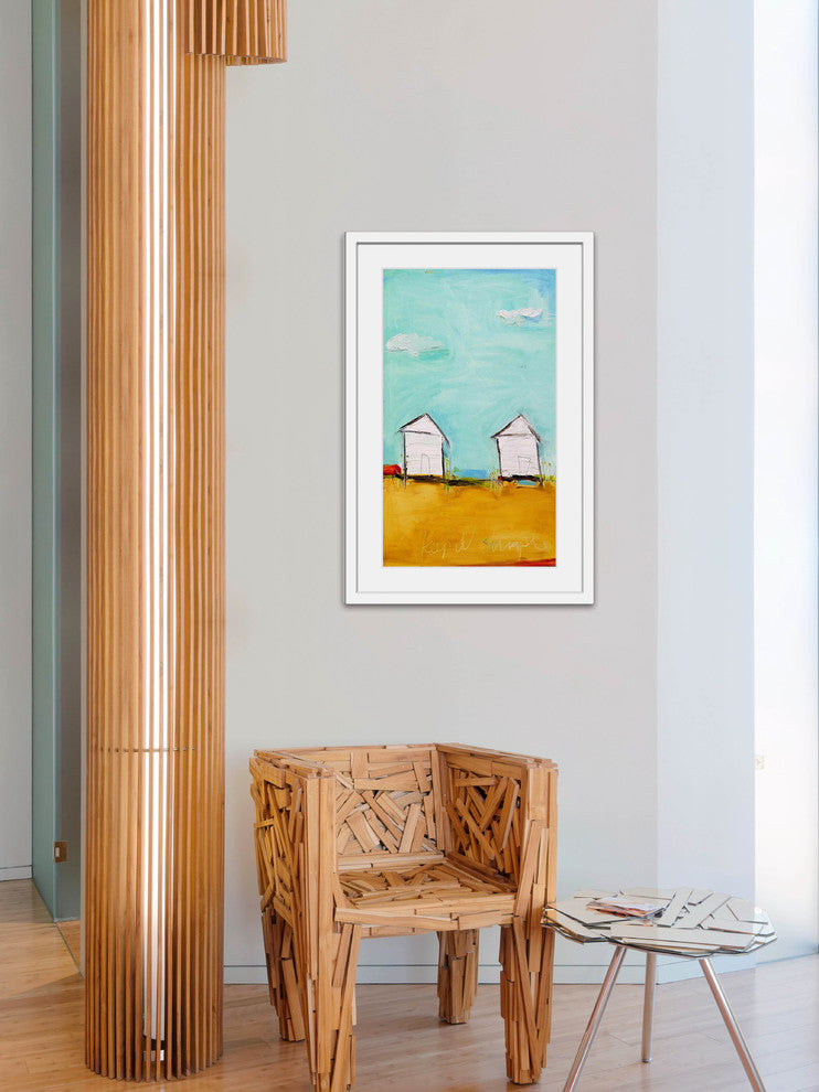 "Keep It Simple" Painting Print in Frame by Tori Campisi