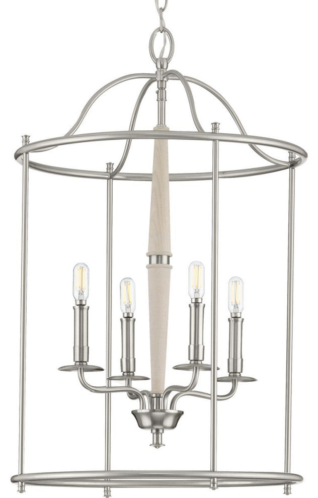 Durrell Collection 4-Light Brushed Nickel Medium Foyer